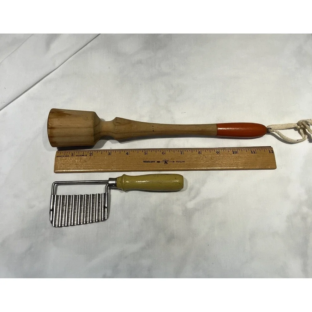 Vintage Farmhouse Kitchen Utensils Lot of 3 Tools Gadgets Rustic Country